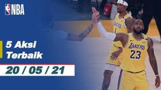 Berita Video 5 Aksi Terbaik NBA 20 Mei 2021, Salah Satunya Three Point Memukau dari LeBron James