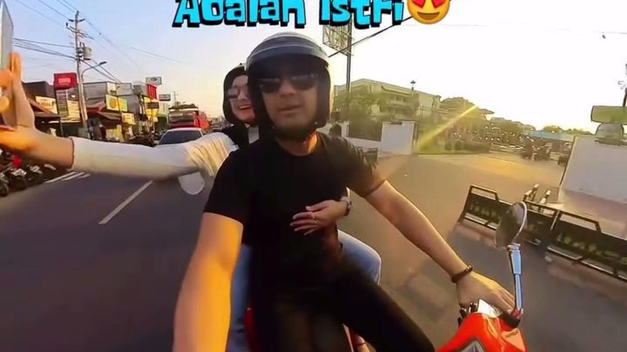 Momen Hengky Kurniawan Motoran Boncengan Bareng Sonya Fatmala, Akui Kini di Fase Teman Satu-satunya Adalah Istri