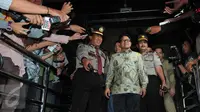 Mantan Menakertrans Muhaimin Iskandar usai diperiksa KPK selama 8 jam, Jakarta, Rabu (28/10/2015). Ketua Umum PKB itu diperiksa sebagai saksi kasus dugaan pemerasan terkait kegiatan Kemenakertrans tahun anggaran 2013-2014. (Liputan6.com/Andrian M Tunay) 