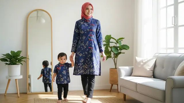 8 Inspirasi Tunik Lebaran Anti Pasaran untuk Ibu Muda Aktif, Stylish di Hari Raya