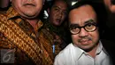Menteri ESDM Sudirman Said memenuhi panggilan Mahkamah Kehormatan Dewan (MKD) DPR RI di Komplek Parlemen, Jakarta, Selasa (2/12/).   Sudirman mengaku membawa rekaman lengkap berisi percakapan dugaan pencatutan nama Jokowi-JK. (Liputan6.com/Johan Tallo)