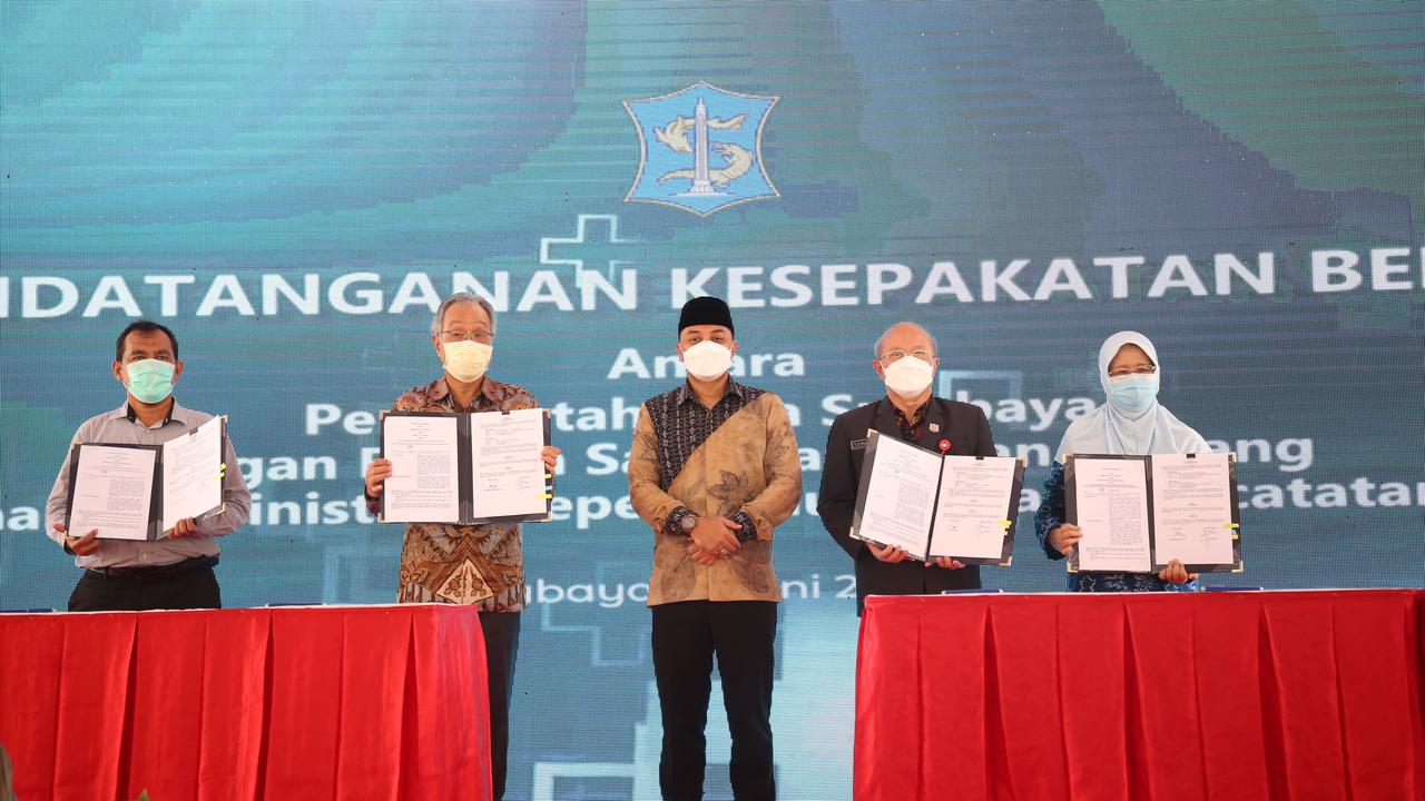 38 rumah sakit di Surabaya bisa langsung cetak akta kelahiran. (Dian Kurniawan/Liputan6.com)