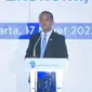 Menteri Investasi/Kepala Badan Koordinasi Penanaman Modal (BKPM) Bahlil Lahadalia dalam Grandlaunching Proyek Investasi Berkelanjutan di Jakarta, Kamis (17/3/2022).