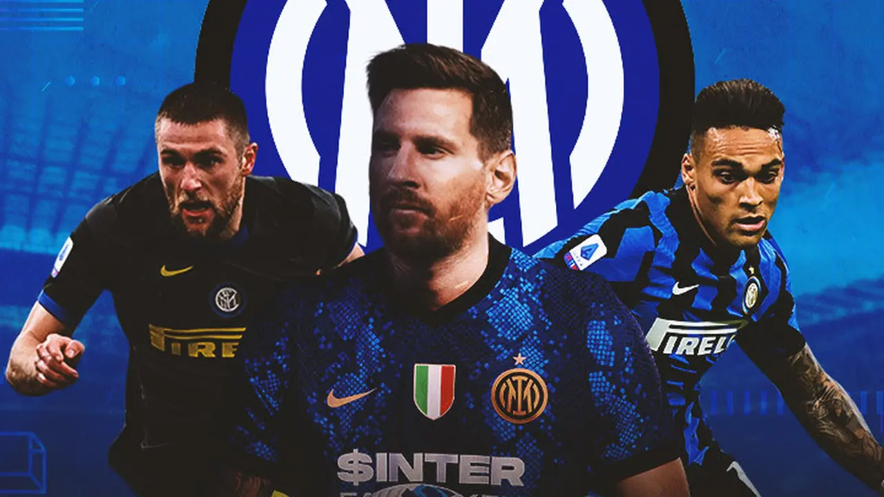 Inter Milan - Milan Skriniar, Lionel Messi, Lautaro Martinez