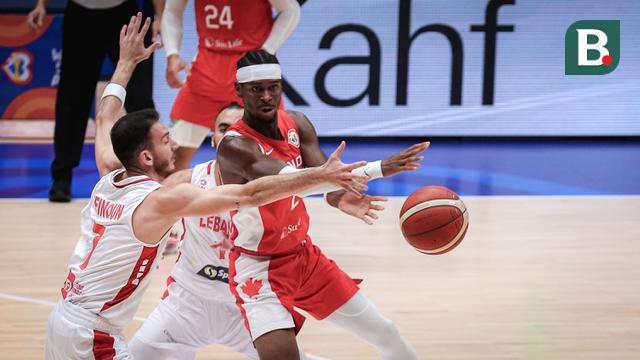 Timnas Basket Lebanon vs Kanada - Piala Dunia FIBA 2023