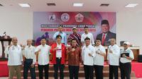 Audy Tambunan (paling kiri) terpilih menjadi ketua pengprov Muaythai DKI Jakarta (istimewa)