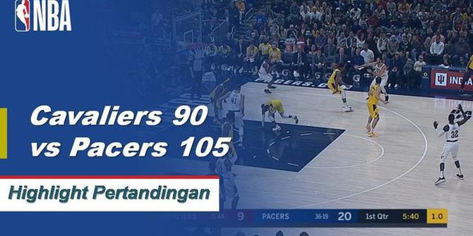 Cuplikan Pertandingan NBA : Cavaliers 90 vs Pacers 105