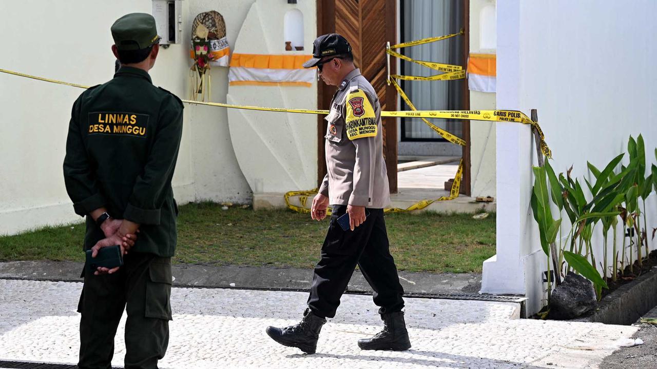 FOTO:  Polisi Olah TKP Villa di Badung Bali Lokasi Penembakan 2 WNA Australia