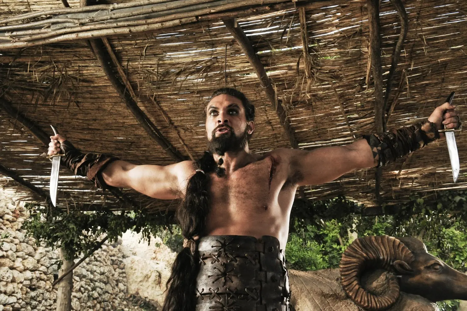 Khal Drogo, pemimpin bangsa Dothraki dalam Game of Thrones (IMDb/HBO)