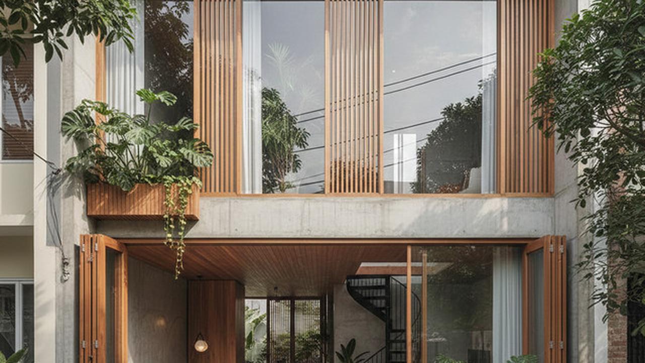 10 Model Rumah Tropis untuk Lahan Sempit, Cocok Diterapkan di Perkotaan