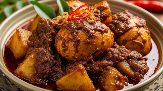 Rendang Telur Kentang