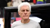 Pelatih Afrika Selatan, Hugo Broos, saat laga melawan Kanada pada 32 besar Piala Dunia 2026, Senin (29/6/2026) dini hari WIB. (AFP/Ettine Laurent)
