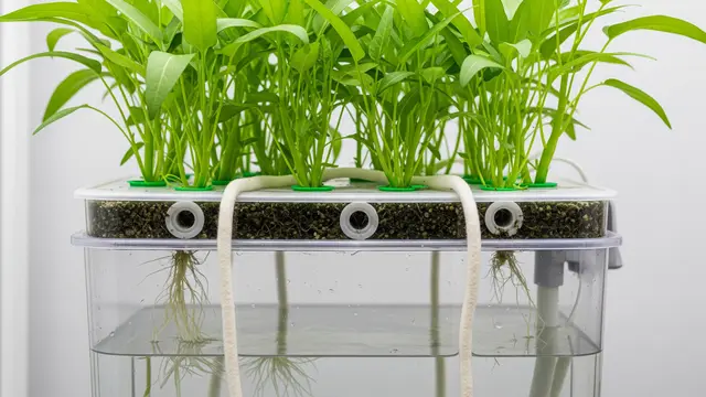 Gambar menanam kangkung dengan Sistem Wick
