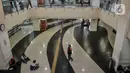 Suasana Terminal Pulogebang di Jakarta, Selasa (27/10/2020). Memasuki libur panjang, jumlah penumpang bus antarkota antarprovinsi (AKAP) di Terminal Pulogebang tujuan Jawa dan Sumatera mengalami peningkatan. (merdeka.com/Iqbal S. Nugroho)