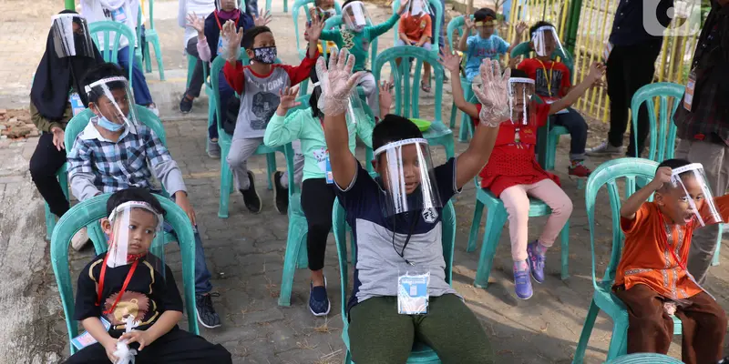 Melihat Kampung Belajar Anak dengan Protokol Kehidupan Baru