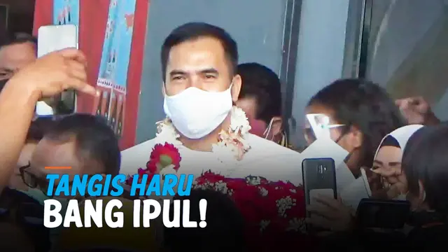 VIDEO: Saipul Jamil Menangis Keluar dari Penjara, Pamer Cap Kebebasan