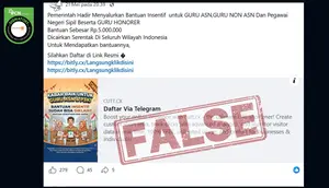 Deretan Hoaks Bantuan Insentif Guru Beredar di Media Sosial, Simak Faktanya