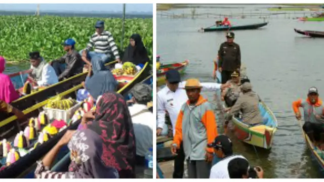 ritual danau tempe