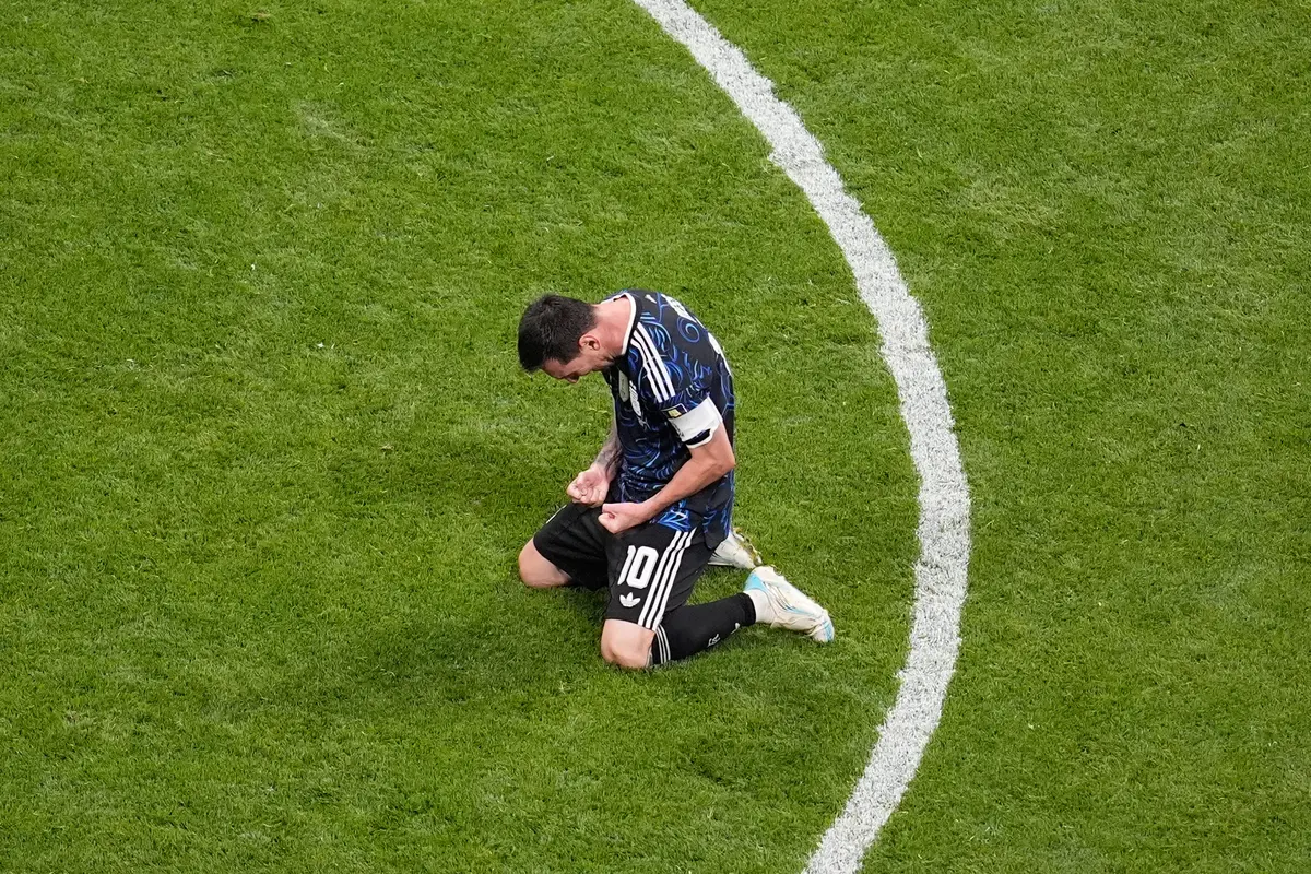 Pemain Argentina Lionel Messi