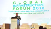 Wakil Presidem Jusuf Kalla membuka acara Asian Develoment Bank Global Infrastructure forum (Merdeka.com/Intan Umbari Prihatin)