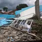 Kondisi bangunan yang runtuh akibat gempa di Kabupaten Cianjur, Jawa Barat, Rabu (23/11/2022). (foto: dokumentasi BNPB).