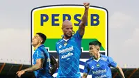 Persib Bandung - Ciro Alves, David da Silva, Febri Hariyadi (Bola.com/Adreanus Titus)