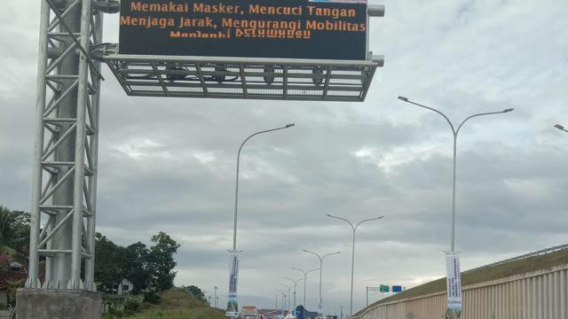 Jalan Tol Serang-Panimbang Seksi 1 sepanjang 26,5 km yang menghubungkan Serang-Rangkasbitung.
