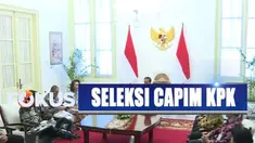 Jokowi mengucapkan terima kasih kepada pansel capim KPK yang telah bekerja keras menyeleksi para calon pimpinan KPK.