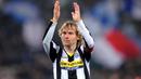 Pavel Nedved (79 laga di Champions) - Nedved adalah satu di antara gelandang terbaik yang pernah bersama Juventus. Namun, dari 79 kali bermain di Liga Champions Nedved tidak pernah sukses meraih gelar juara. (AFP/Vincenzo Pinto)
