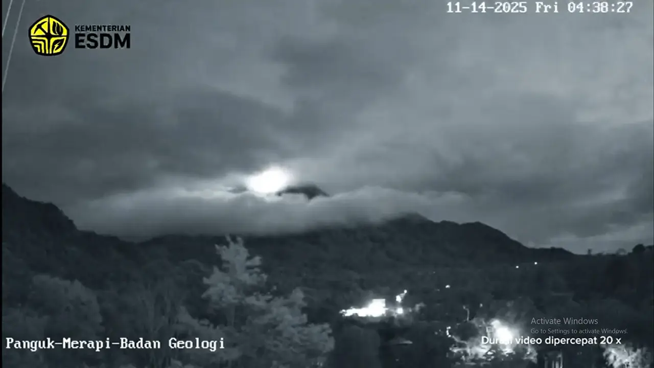Gunung Merapi Luncurkan Awan Panas