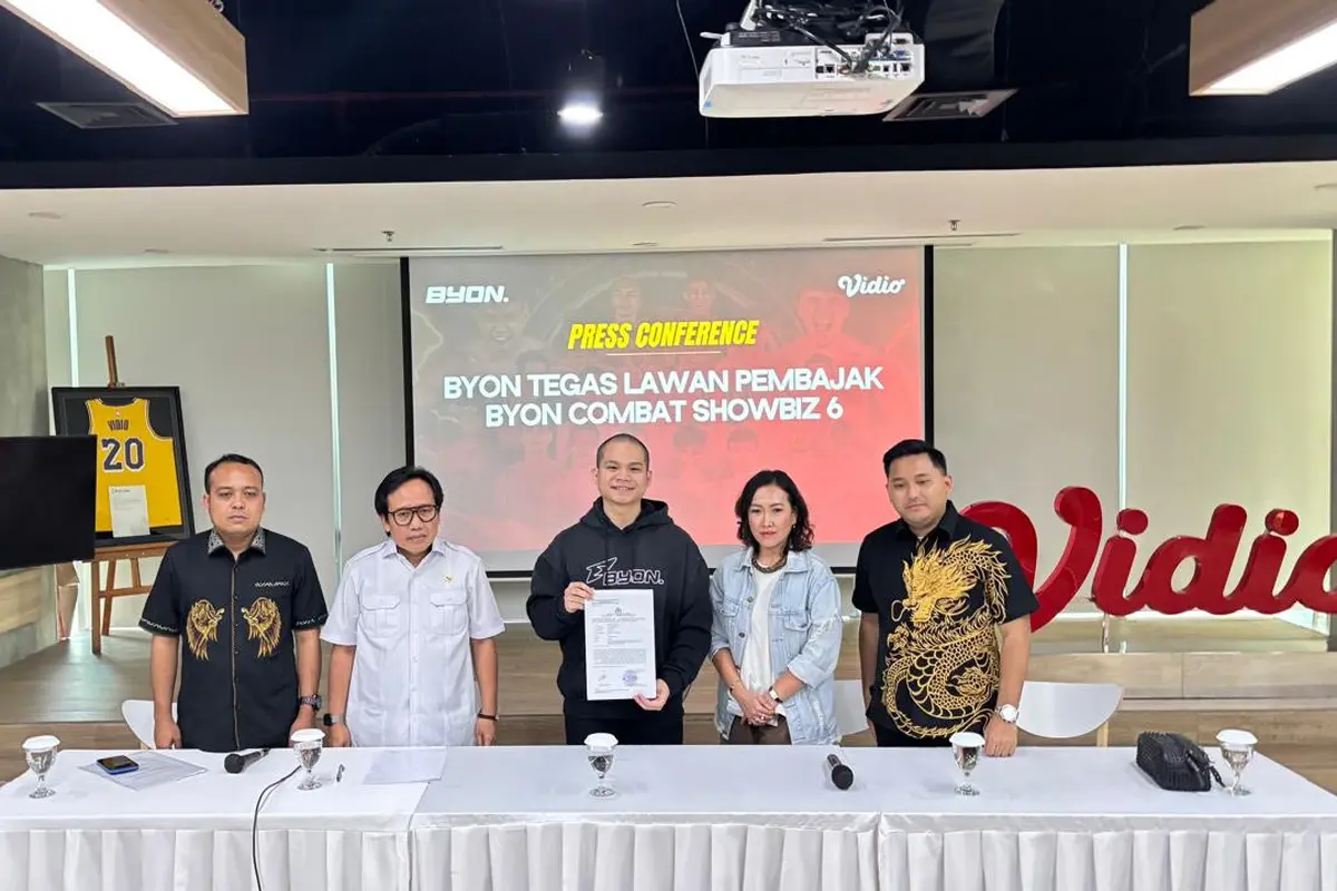 Vidio dan BYON Tempuh Jalur Hukum atas Pembajakan Siaran BYON Combat Sport Showbiz Vol. 6