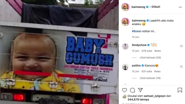 Ada Potret Kiano di Belakang Truk, Baim Wong Diminta Cari dan Temui Si Sopir