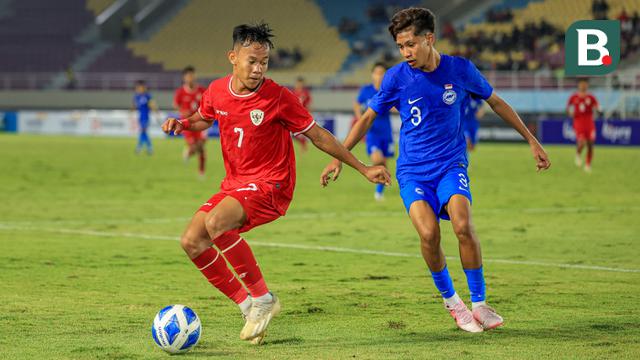 Timnas Indonesia U-16 vs Singapura: Grup A Piala AFF U-16 2024