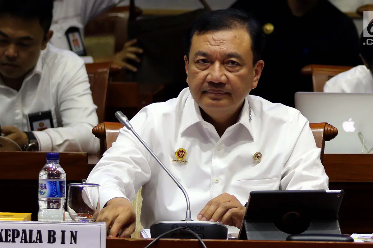 Kepala BIN Budi Gunawan Raker Dengan Komisi I DPR
