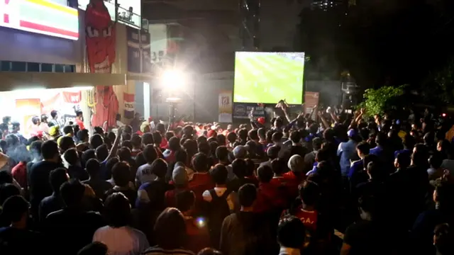 Serunya Nonton Bareng MU vs Chelsea Bersama Liputan6.com