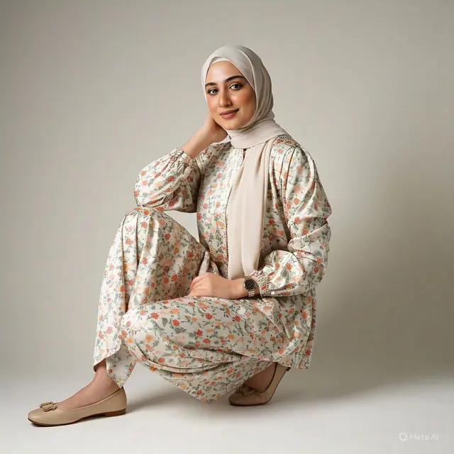 Mix and Match Dua Motif Floral