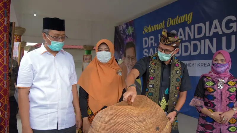 Kunjungan Menparekraf Sandiaga Uni di NTB