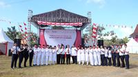 Empat perusahaan BUMN adakan upacara Kemerdekaan RI ke-73  di Kulon Progo.