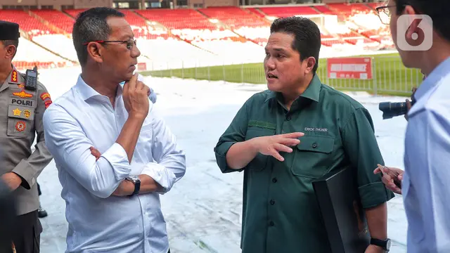 Persiapan piala dunia U20 Ketua PSSI tinjau SU GBK