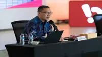 Direktur Utama Bukalapak Racmat Kaimuddin dalam RUPSLB PT Bukalapak.com Tbk pada Kamis, (23/12/2021) (Foto: Bukalapak)