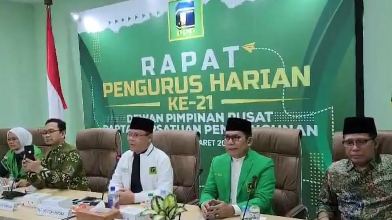 Rapat pengurus harian PPP di Kantor DPP Jakarta. (Istimewa)