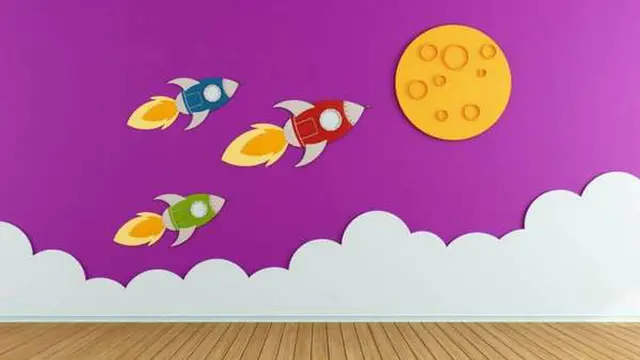 Ilustrasi warna ungu