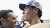 Izan Guevarra, juara dunia Moto3 2022 yang tahun 2025 sudah mengikuti Moto2. (Mirco Lazzari gp / GETTY IMAGES NORTH AMERICA / Getty Images via AFP)