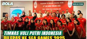 Resmi! Timnas Voli Putri Indonesia Dilepas untuk Berlaga di SEA Games 2025