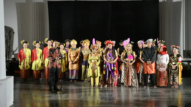 Menteri Kebudayaan Fadli Zon menghadiri kegiatan 'Panggung Maestro'.