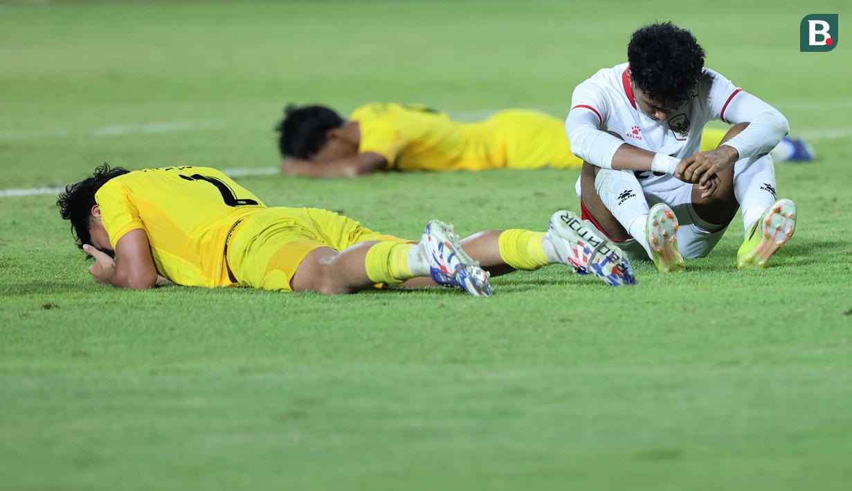 Timnas Indonesia U-17 menelan kekalahan dalam matchday kedua Grup A Piala AFF U-17 2026, Kamis (16/04/2026) malam WIB. (Bola.com/M Iqbal Ichsan)