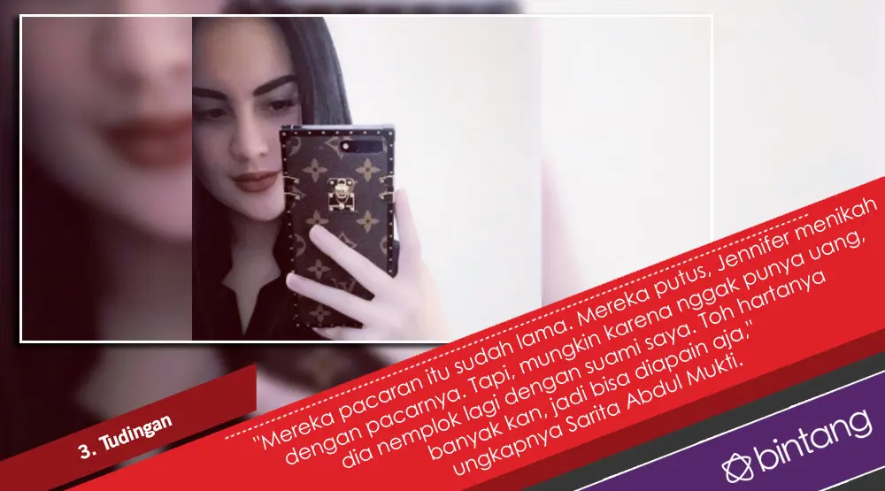 Aksi Diam Jennifer Dunn terkait Kabar Perebut Suami Orang. (Foto: Instagram/jejedunn, Desain: Nurman Abdul Hakim/Bintang.com)