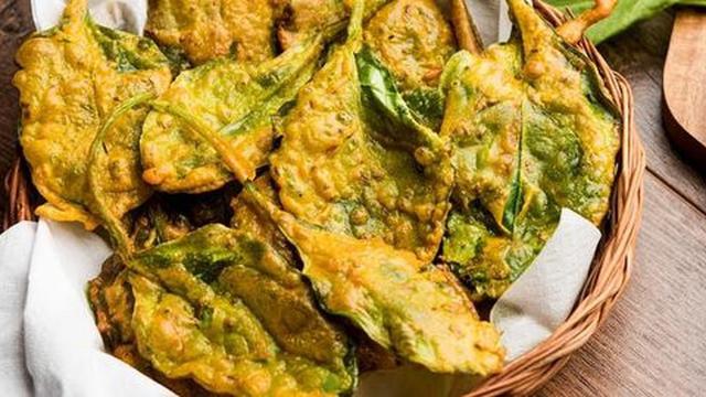 Ilustrasi keripik kangkung crispy