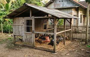 Kandang Ayam Kampung Sederhana untuk Mengejar Panen 4 Bulan, 5 Desain Hemat yang Bisa Dibuat Sendiri