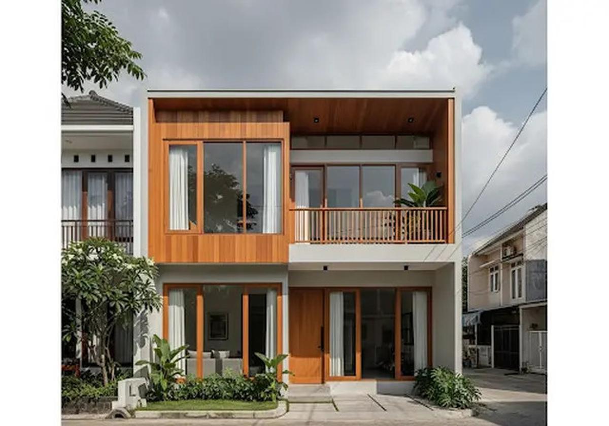 10 Inspirasi Rumah Sederhana 5x8 Meter 2 Lantai 2 Kamar yang Nyaman dan Elegan